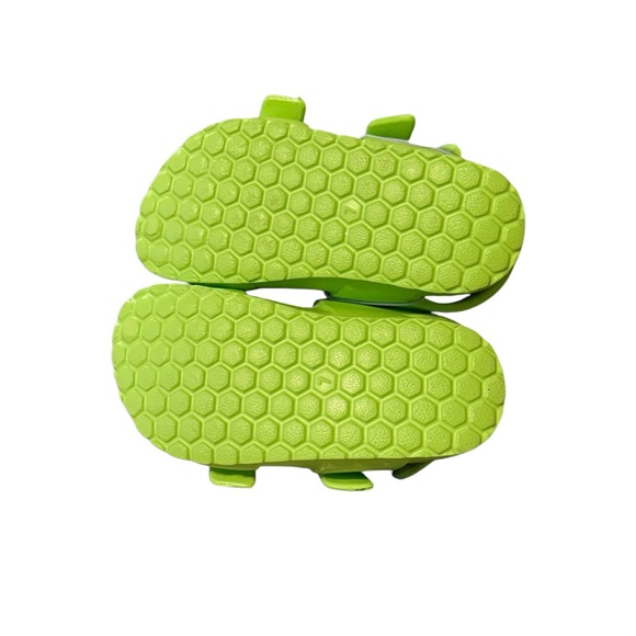 Kids Sandals Cat & Jack lime green size 7 - Picture 3 of 4